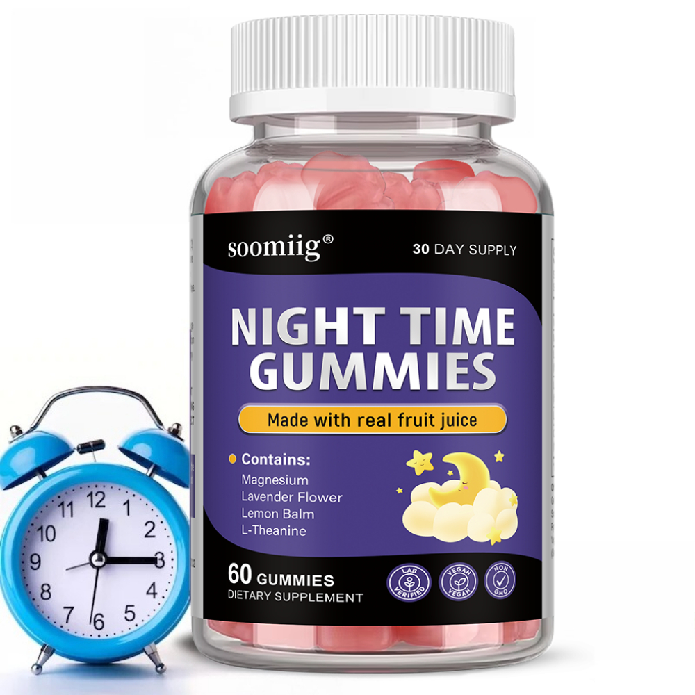 Multivitamin Gummy Adult - 夜間睡眠用グミ - ビタミンB6とマグネシウム配合 - ヴィーガン |