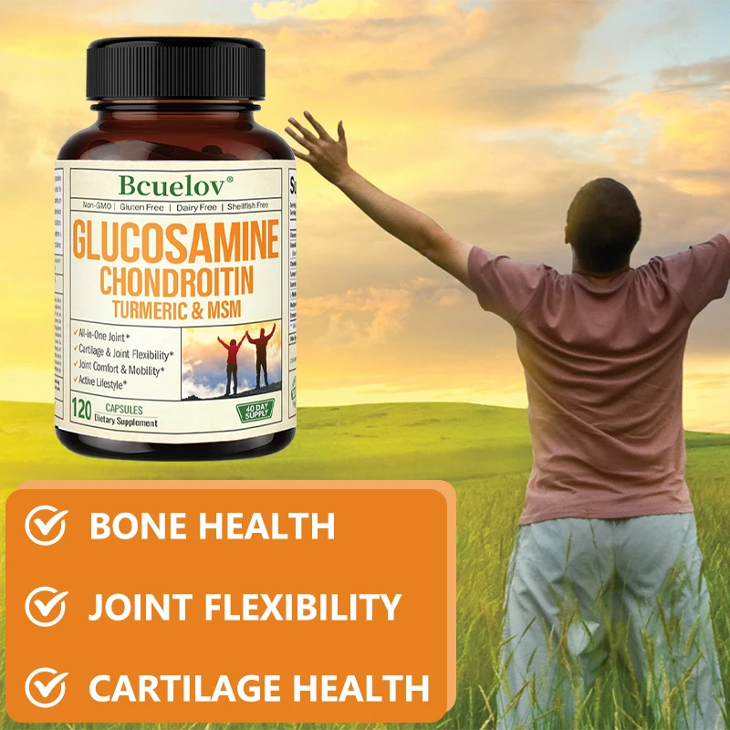 コンドロイチンとルコサミンを配合したターメリックサプリメント - Glucosamine Chondroitin Joint のレビューと価格