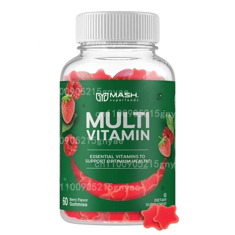 砂糖不使用の子供用マルチビタミン グミ – ビタミンC、B6 - Multivitamin Gummy Adult のレビューと価格