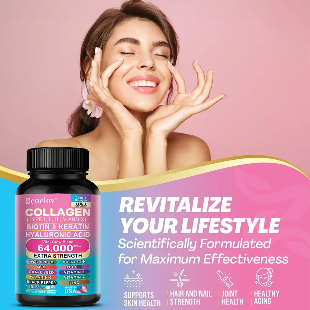 コラーゲン カプセル ビオチン ケラチン スキンケア製品 ブ - Biotin Hair Growth のレビューと価格