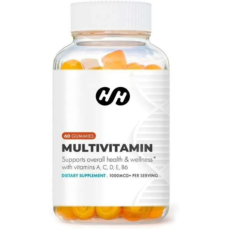 大人用マルチビタミン グミ、エネルギー、免疫力、代謝、筋肉機 - Multivitamin Gummy Adult のレビューと価格
