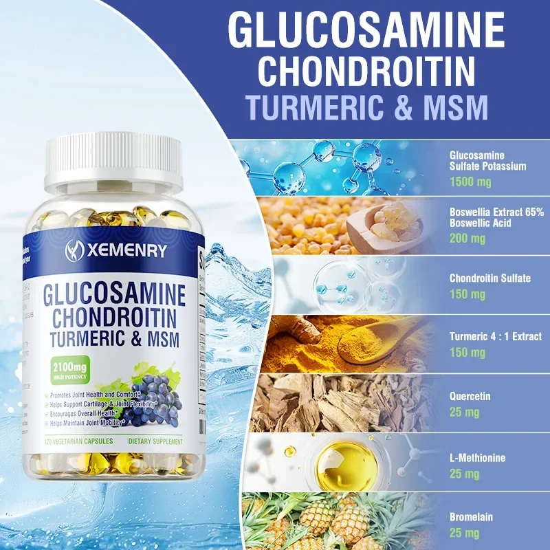グルコサミン コンドロイチン カプセル - 抗酸化作用、関節 - Glucosamine Chondroitin Joint のレビューと価格