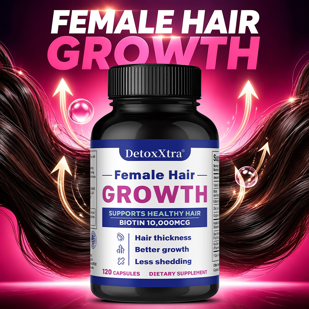 ビオチン、ノコギリヤシ、亜鉛、銅、ビタミン配合の育毛カプセル - Biotin Hair Growth のレビューと価格