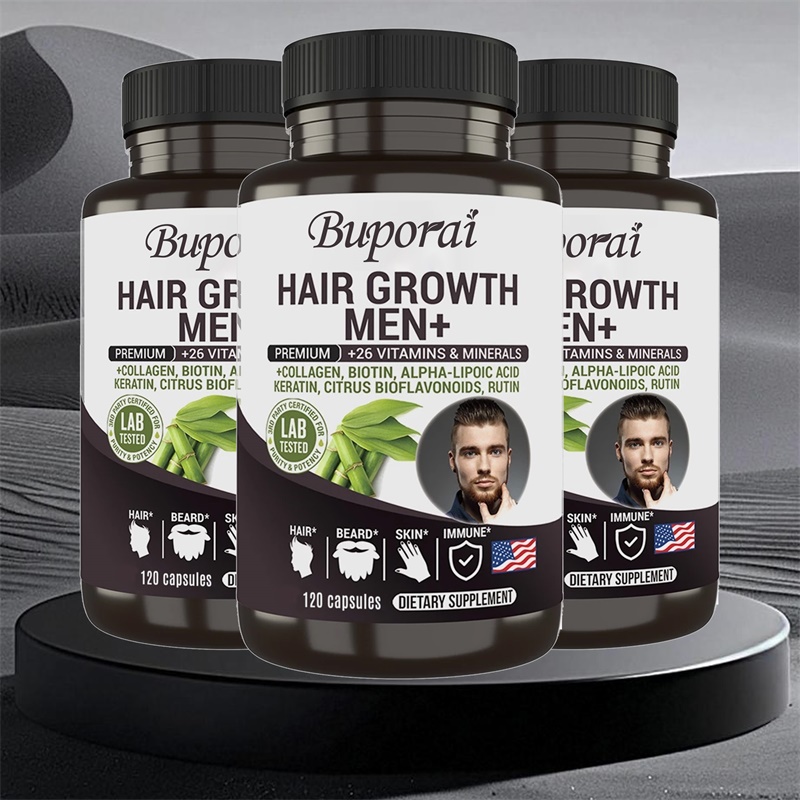 男性用育毛サプリメント - 男性用髭育毛サプリメント、発毛促 - Biotin Hair Growth のレビューと価格