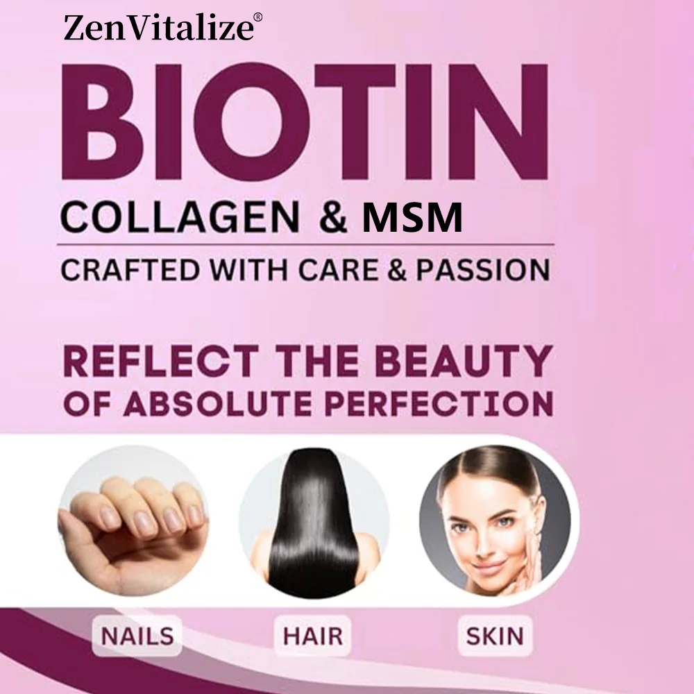 ビオチン + コラーゲン カプセル - 髪の成長を促進し、老 - Biotin Hair Growth のレビューと価格