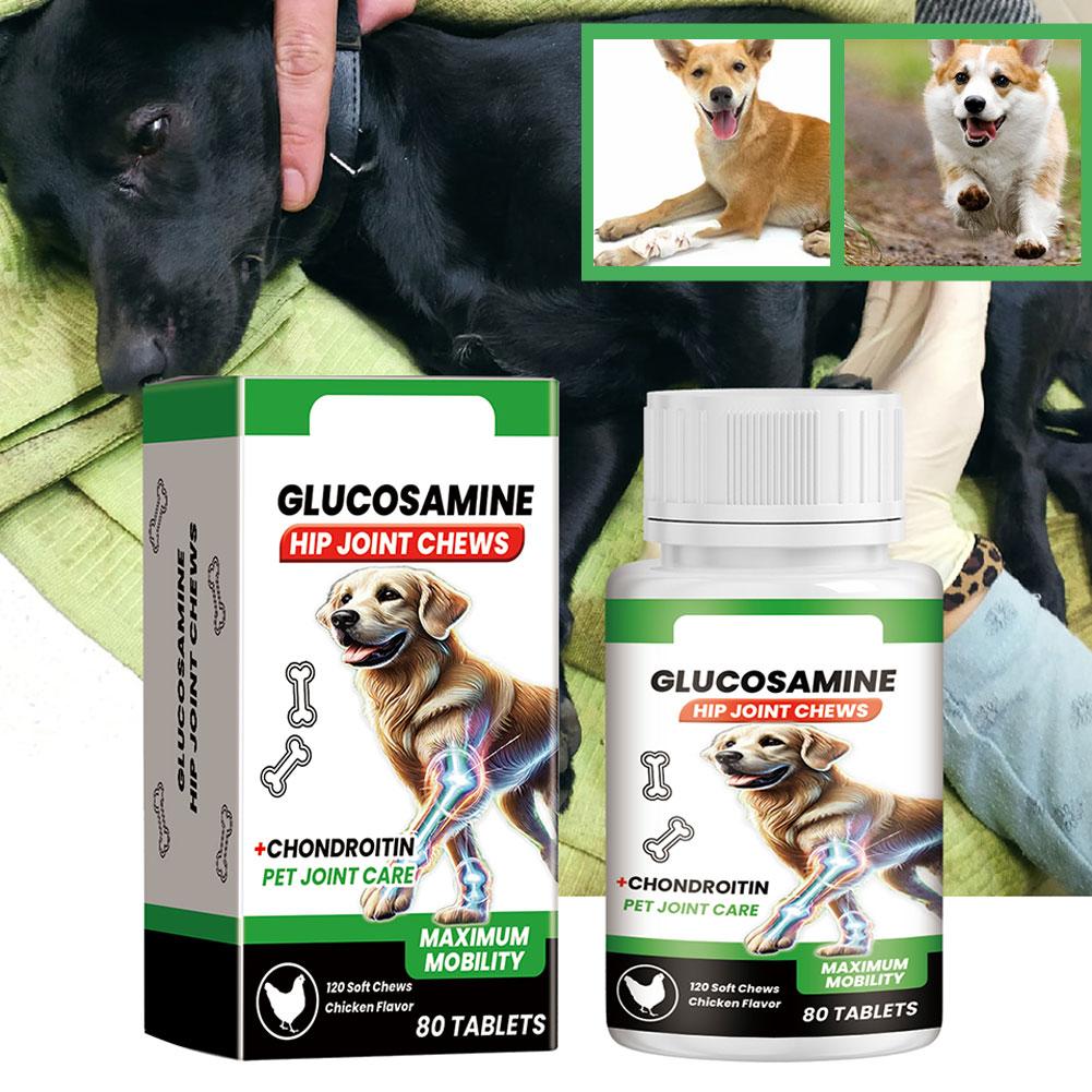 80 錠犬の関節サポートペットのヒップケアグルコサミンコンド - Glucosamine Chondroitin Joint のレビューと価格
