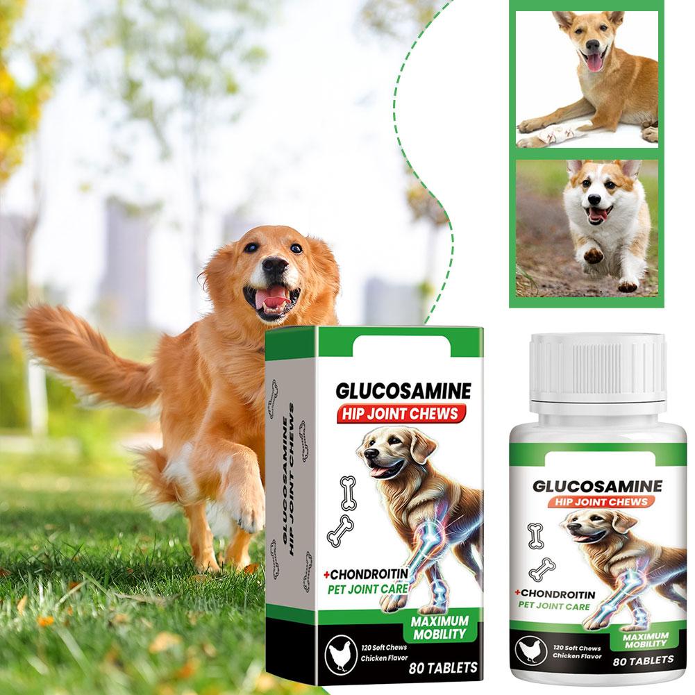80 錠犬の関節サポートペットのヒップケアグルコサミンコンド - Glucosamine Chondroitin Joint のレビューと価格