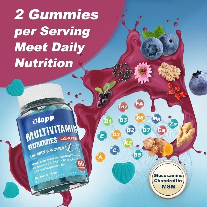 マルチビタミン グミは、視覚の健康、エネルギー代謝、健康食品 - Multivitamin Gummy Adult のレビューと価格