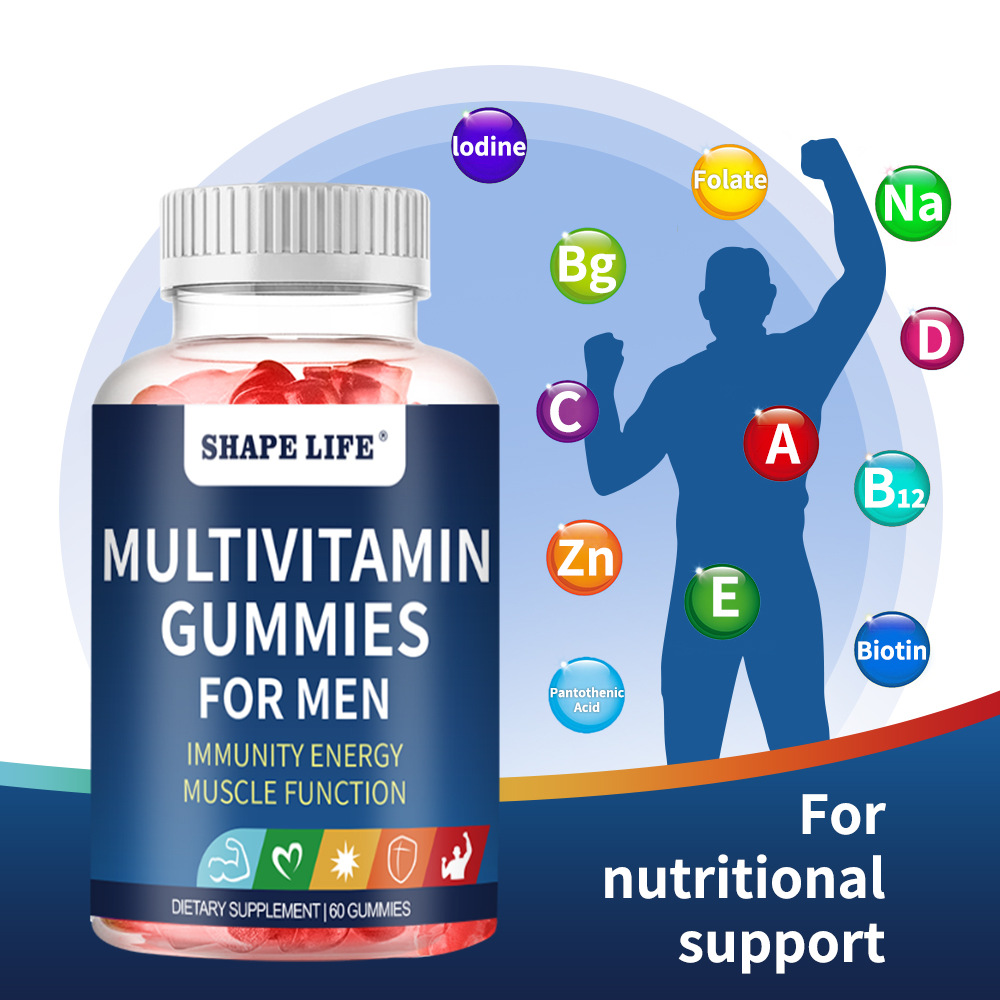 男性用マルチビタミン グミは、毎日の栄養を補い、免疫力を高め - Multivitamin Gummy Adult のレビューと価格